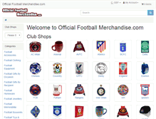 Tablet Screenshot of officialfootballmerchandise.com